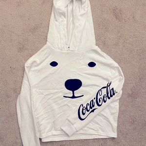 Official Coca Cola Polar Bear Hoodie Never Worn Without Tags Size S